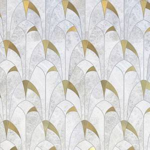Fan motif Water-jet Mosaic