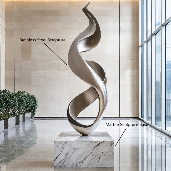 Natural Stone & Stainless Steel: Designing Furniture and Architectural Details
